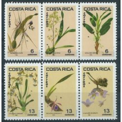 Kostaryka - Nr 1253 - 58 1985r - Kwiaty