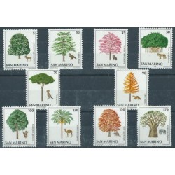 San Marino - Nr 1188 - 97 1979r - Drzewa -  Ssaki