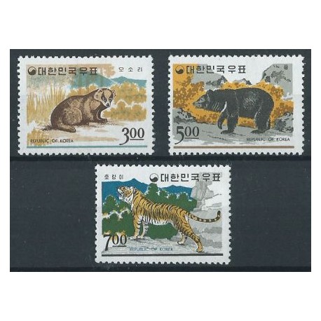 Korea S. - Nr 567 - 69 1966r - Ssaki