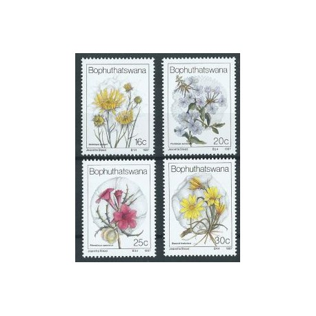 Bophuthatswana - Nr 186 - 89 1981r - Kwiaty