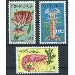 Maroko - Nr 553 - 55 1965r - Fauna  morska