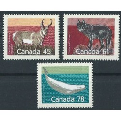Kanada - Nr 1163 - 65 1990r - Ssaki - Ssaki morskie