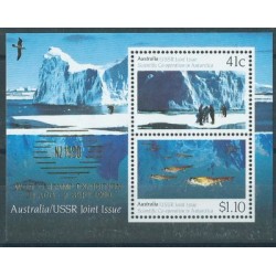 Australia - Bl 11 I - 1990r r - Krajobrazy - Fauna morska