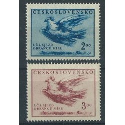 Czechosłowacja - Nr 643 - 44 1951r - Ptaki
