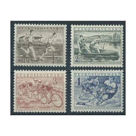 Czechosłowacja - Nr 749 - 52 1952r - Sport