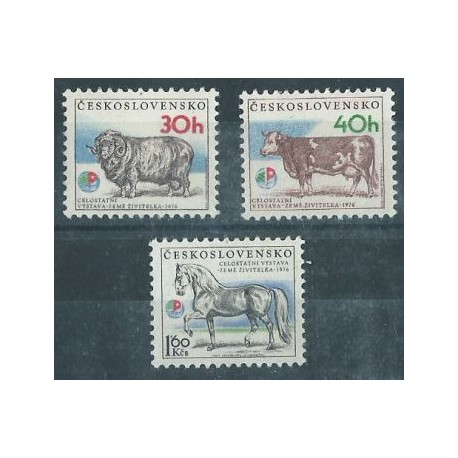 Czechosłowacja - Nr 2336 - 38 1976r - Ssaki - Koń