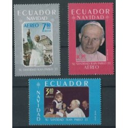 Ekwador - Nr 1893 - 95 Chr 19 1980r - Papież