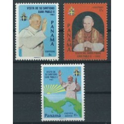 Panama - Nr 1545 - 47 Chr 37 1983r - Papież