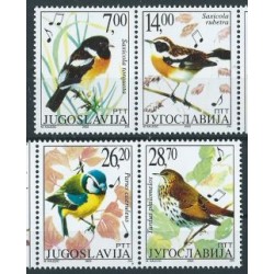 Jugosławia - Nr 3061 - 64 Pasek 2002r - Ptaki
