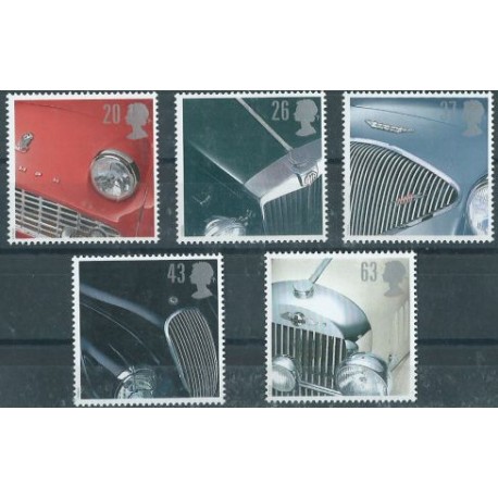 Wielka Brytania - Nr 1657 - 61 1996r - Samochody