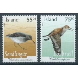 Islandia - Nr 1078 - 79 2004r - Ptaki