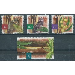 Australia - Nr 1575 - 78 Y 1996r - Ptak -  Ssaki  -  Kwiaty