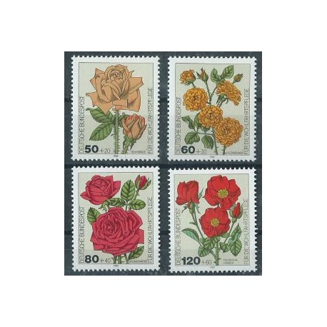 Niemcy - Nr 1150 - 53 1982r - Kwiaty