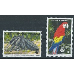 Grenada Gr. - Nr 1644 - 45 1992r - Ptak - Ssaki
