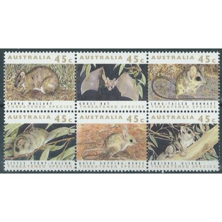 Australia - Nr 1273 - 78 1992r - Ssaki