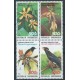 Indonezja - Nr 1493 - 96 1993r - Ptaki - Kwiaty