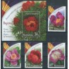 Rumunia - Nr 8188 - 91  Bl 948 2023r - Kwiaty