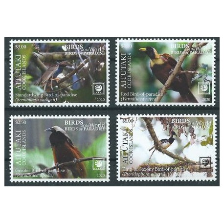 Aitutaki - Nr 1101-  04 2020r - Ptaki