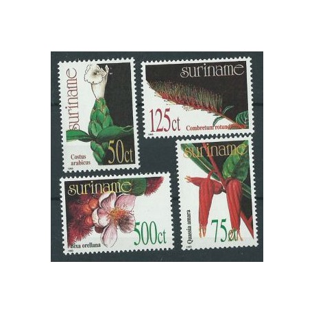 Surinam - Nr 1431 - 34 1993r - Kwiaty
