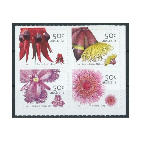 Australia - Nr 2464 - 67 2005r - Kwiaty