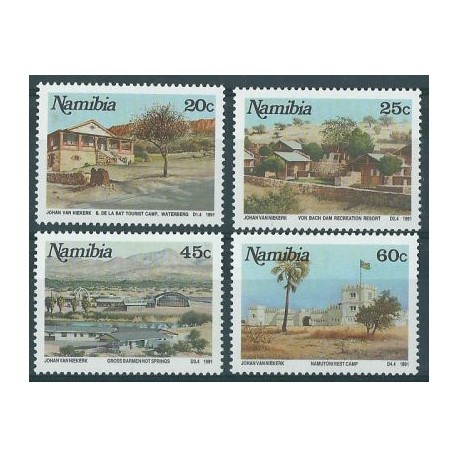 Namibia - Nr 711 - 14 1991r - Krajobrazy - Drzewa