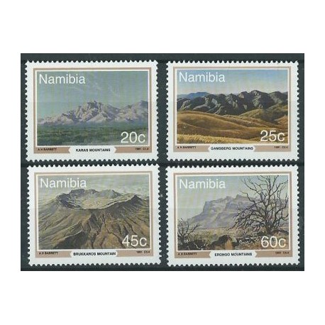Namibia - Nr 707 - 10 1991r - Krajobrazy - Drzewa