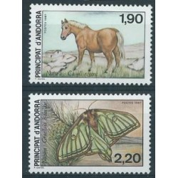 Andora Fr. - Nr 382 - 83 1987r - Koń -  Motyl