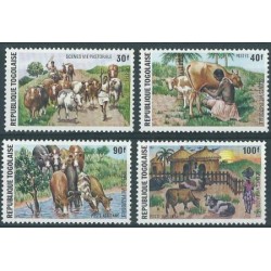 Togo - Nr 1070 - 73 1974r - Ssaki