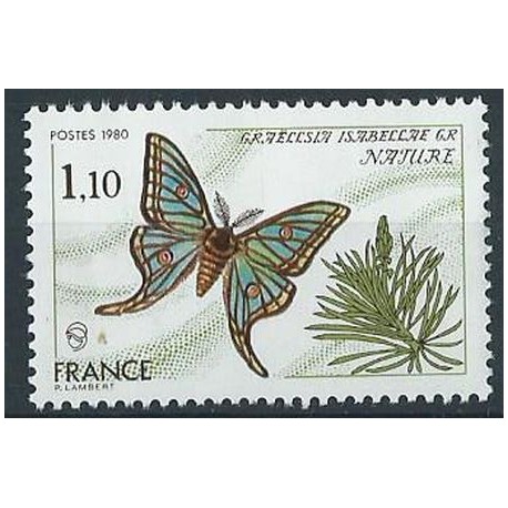 Francja - Nr 2208 1980r - Motyl