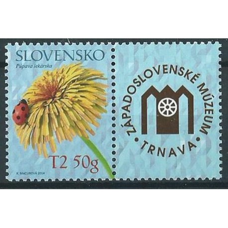 Słowacja - Nr 739 2014r - Kwiaty