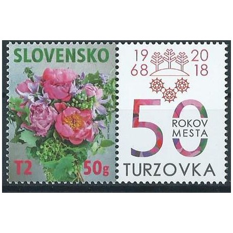 Słowacja - Nr 847 2018r - Kwiaty