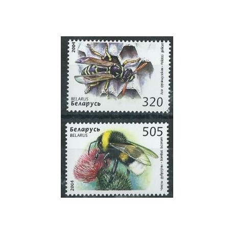 Białoruś - Nr 549 - 50 2004r - Owady - Pszczoły