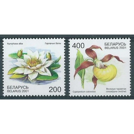 Białoruś - Nr 407 - 08 2001r  - Kwiaty