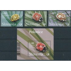 Słowenia - Nr 1255 - 57 Bl 99 2017r - Insekty