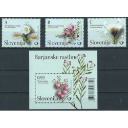 Słowenia - Nr 886 - 88 Bl 53  2011r - Kwiaty