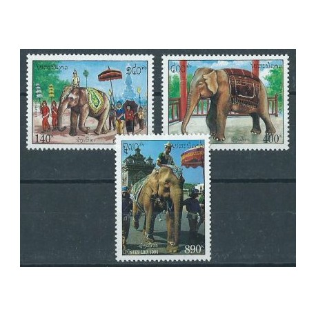 Laos - Nr 1432 - 34 1994r - Ssaki