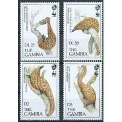 Gambia - Nr 1550 - 53 1993r - WWF - Ssaki