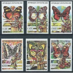 Centralna Afryka - Nr 1418 - 23 1990r - Motyle