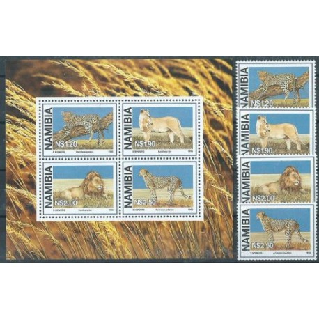 Namibia - Nr 927 - 30 Bl 37 1998r - Ssaki