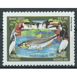 Brazylia - Nr 3278 2002r - Ryba -  Ptaki