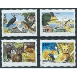 Senegal - Nr 1179 - 82 1992r - Ptaki -  Ssaki