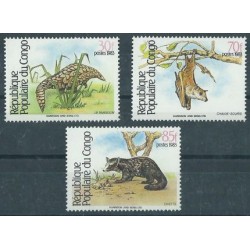 Kongo - Nr 930 ABC 1983r - Ssaki