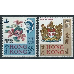 Hong Kong - Nr 238 - 39 1968r - Kwiaty - Kol. angielskie