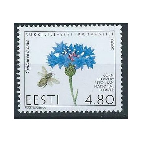 Estonia - Nr 369 2000r - Kwiat - Owady