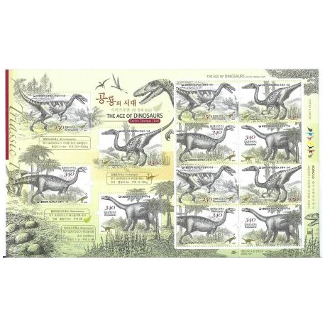 Korea S. - Nr 2780 - 83 2010r - Dinozaury