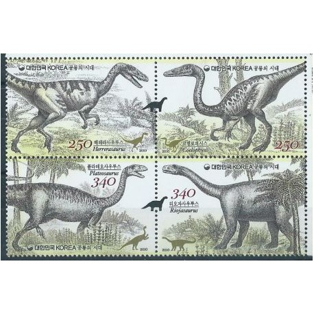 Korea S. - Nr 2780 - 83 2010r - Dinozaury