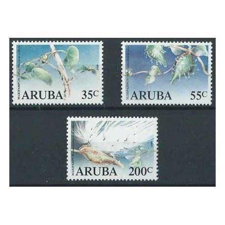 Aruba - Nr 057 - 59 1989r - Owoce