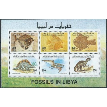 Libia - Nr 2375 - 80 1996r - Dinozaury