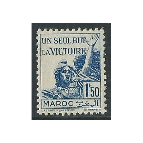 Maroko - Nr 187 1943r - Kol. francuskie
