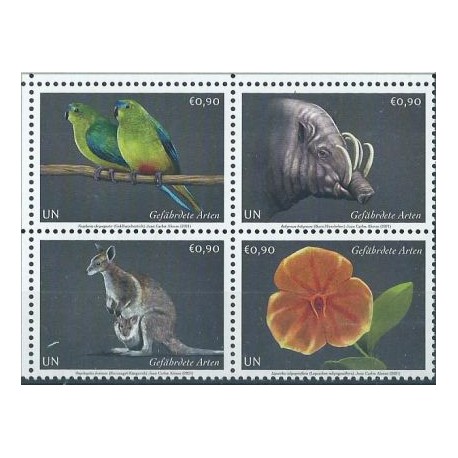 ONZ Wien - Nr 1102 - 05 2021r - Ptaki - Ssaki - Kwiat